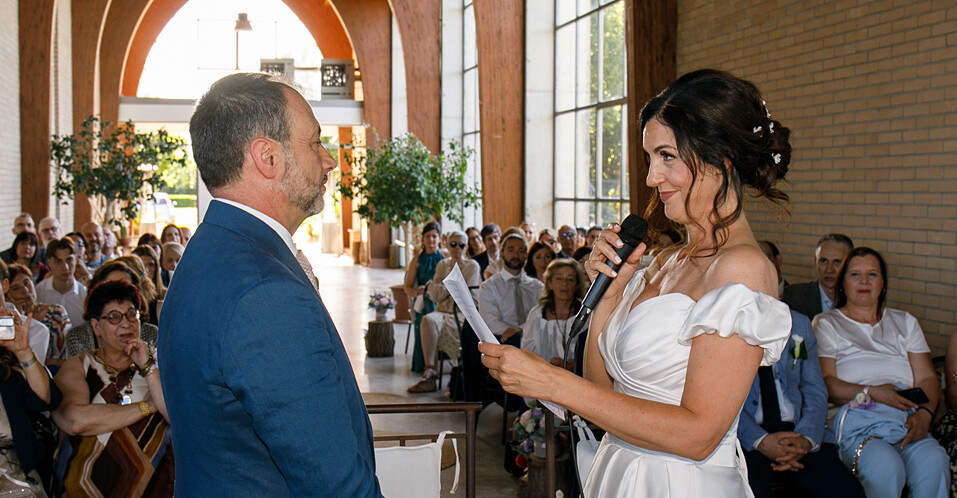 Micro matrimonio di Maddalena e Michele al Fondo Brugarolo di Sulbiate<br />
