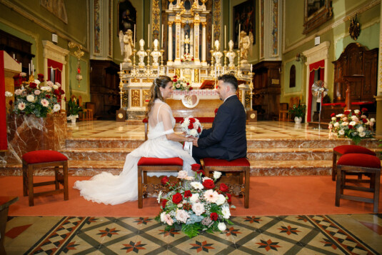 Matrimonio di Claudia e Umberto alla Chiesa di San Giorgio Martire e ricevimento presso La Canonica di Bernate Ticino
